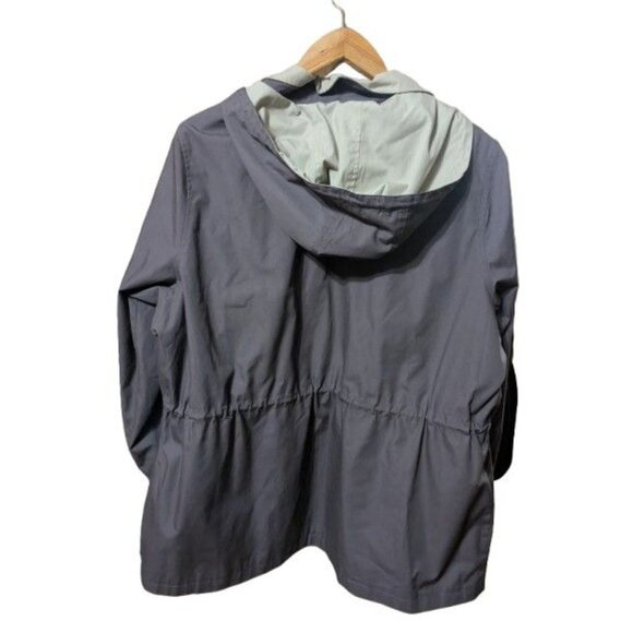 KORET WOMEN'S COAT with REMOVABLE HOOD Size 2XL Purple Ladies' Rain Jacket - Picture 3 of 6